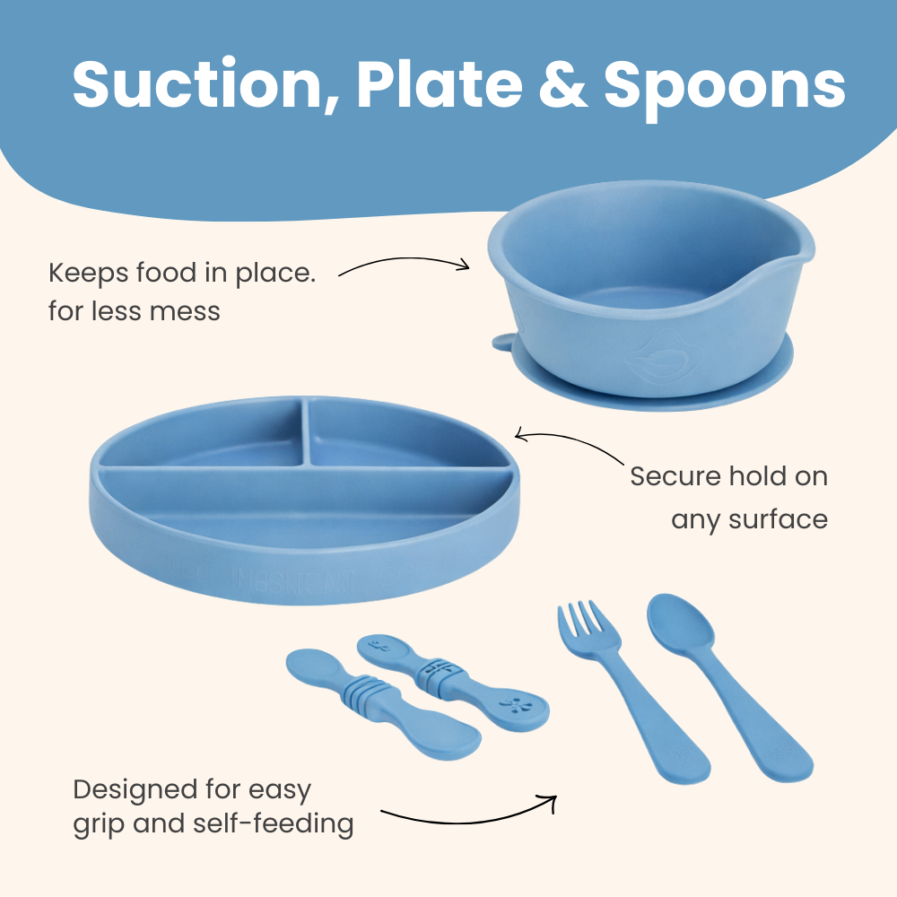 Silicone Baby Feeding Set for Baby Led Weaning