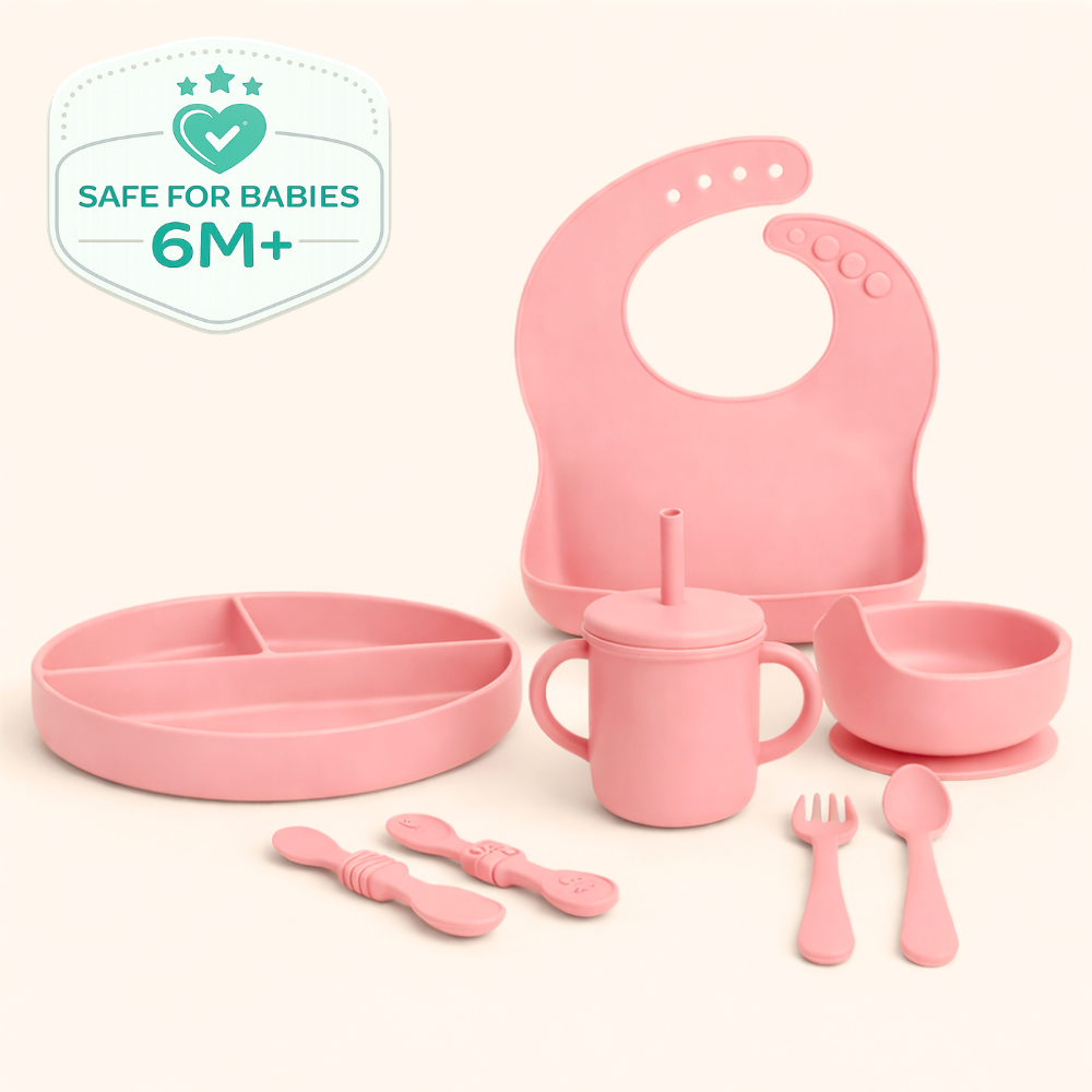 Silicone Baby Feeding Set for Baby Led Weaning