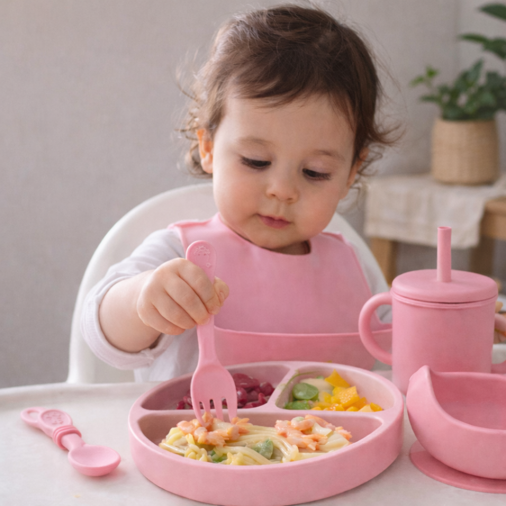 Silicone Baby Feeding Set for Baby Led Weaning
