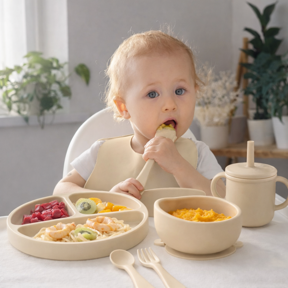 Silicone Baby Feeding Set for Baby Led Weaning