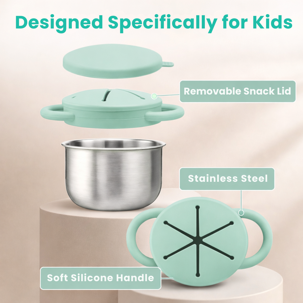 Spill-Proof Snack Cups for Toddlers