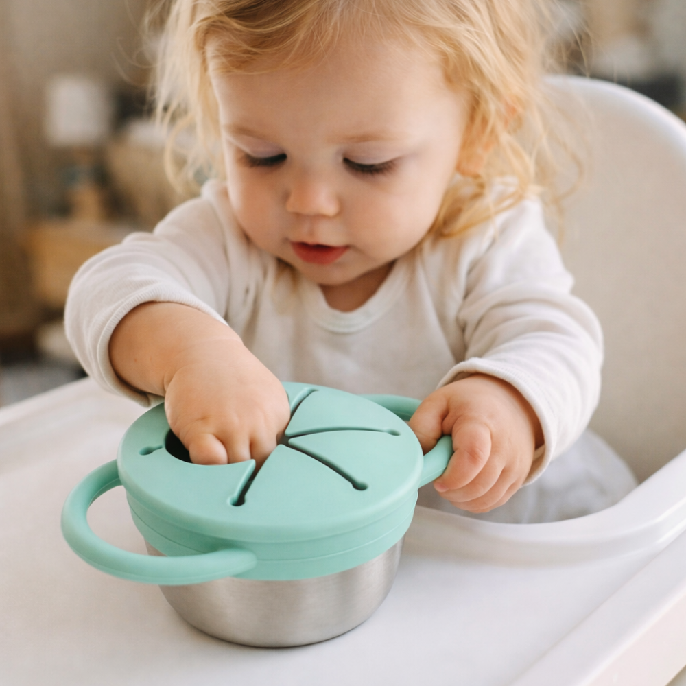 Spill-Proof Snack Cups for Toddlers