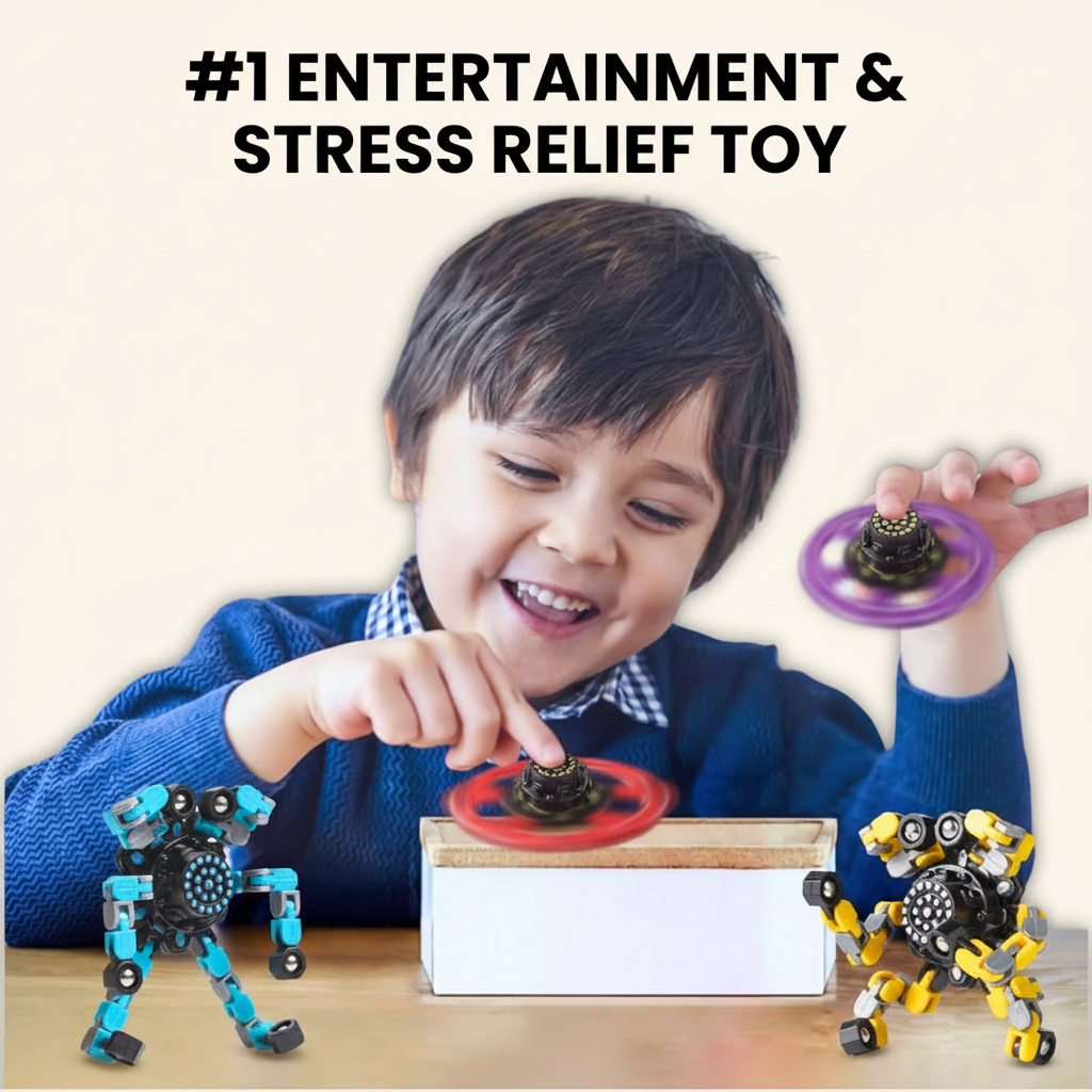 Transformer Fidget Spinners (4 Pack)