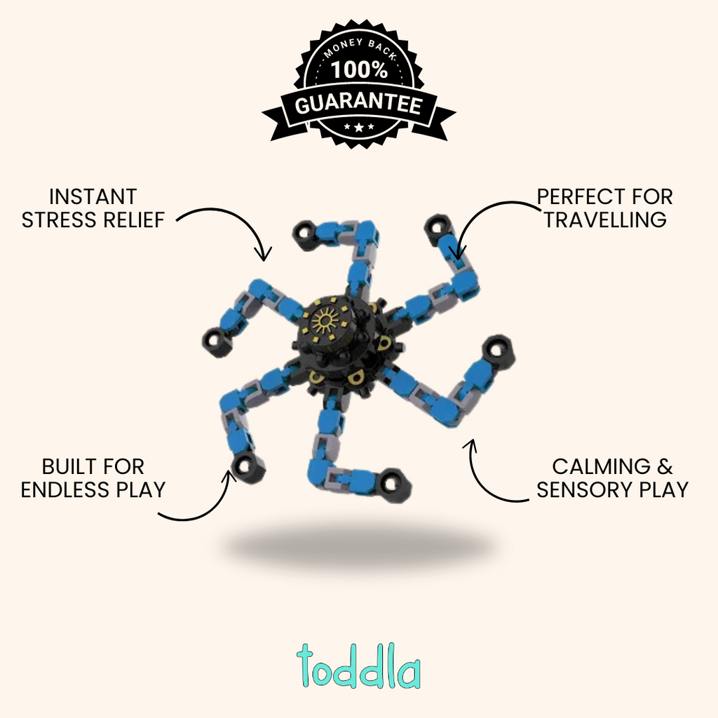 Tumble & Twig Transformer Fidget Spinners (4 Pack)