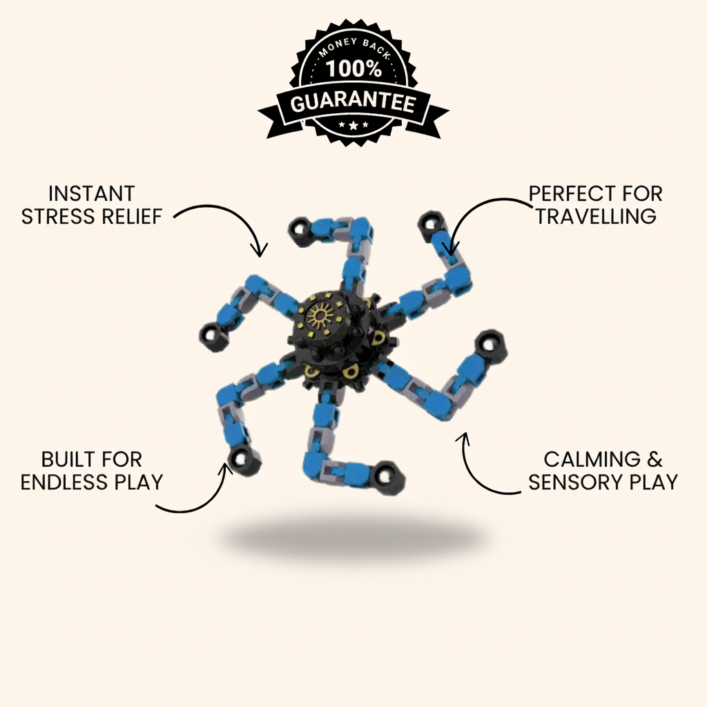 Transformer Fidget Spinners (4 Pack)