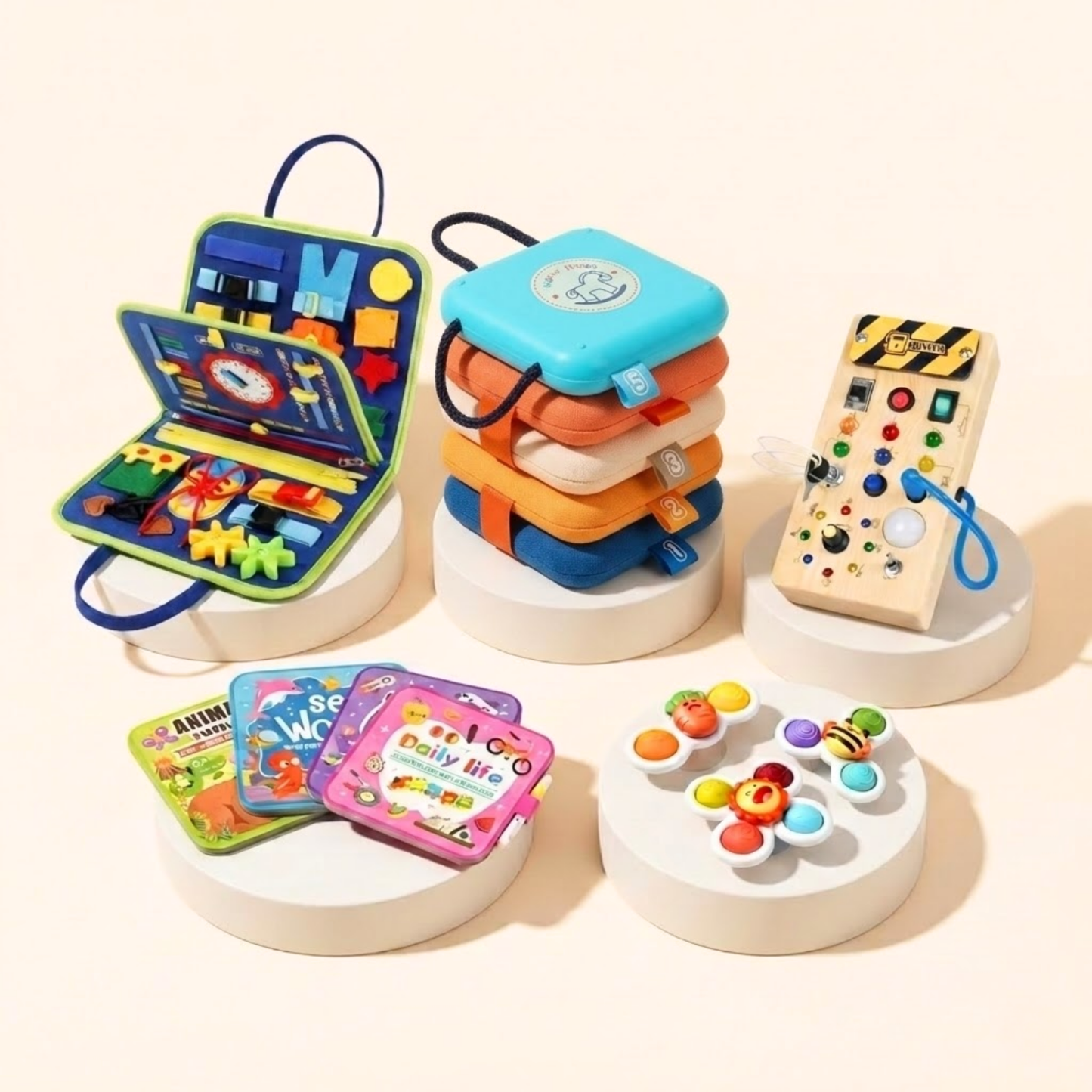 Travel Toy Bundle for Toddlers (Screen-Free)
