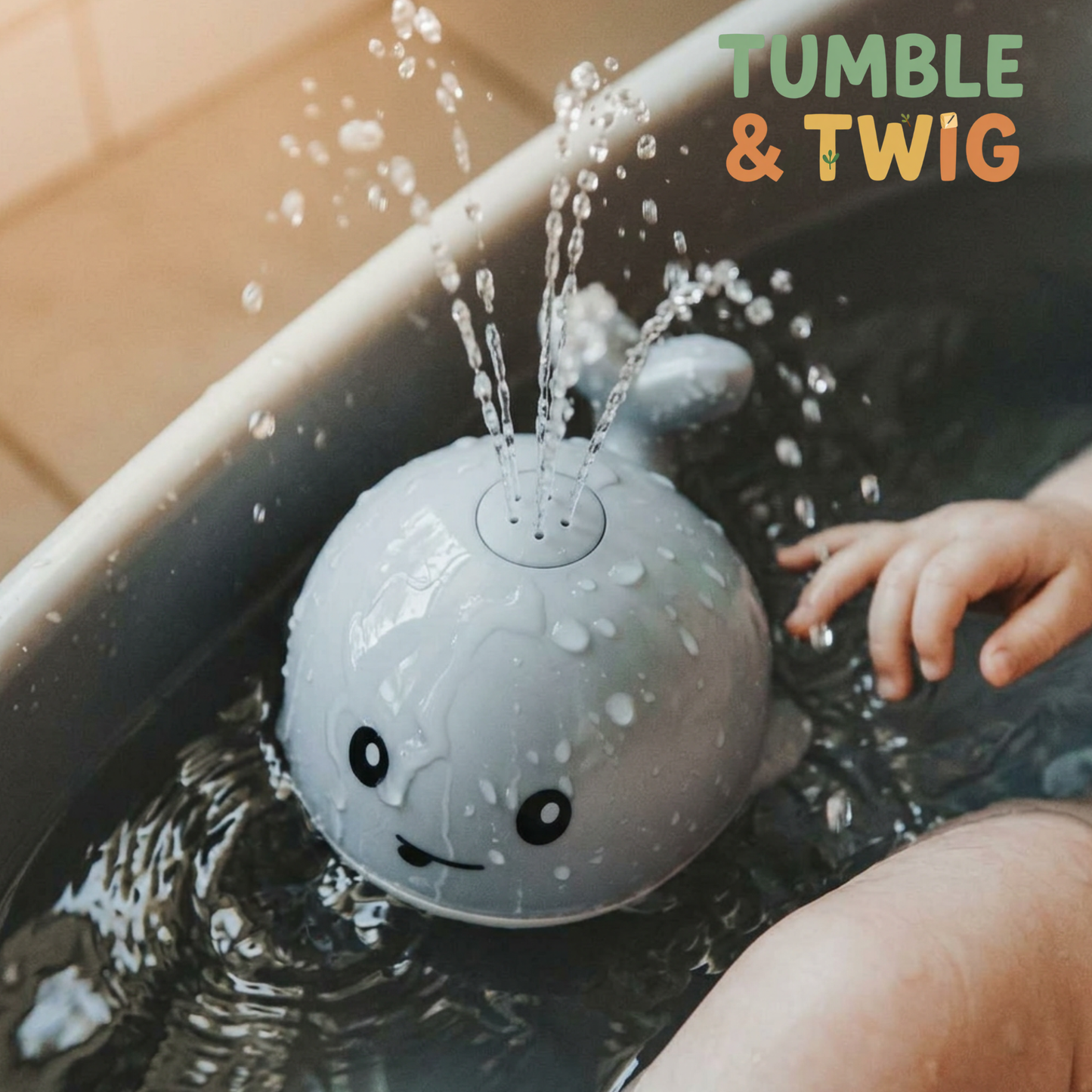 Whale Bath Toy for Babies (Water Spraying)