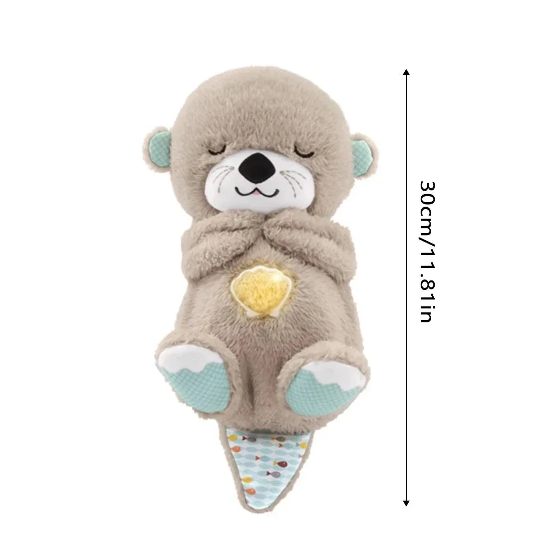 Breathing Otter Plush Toy
