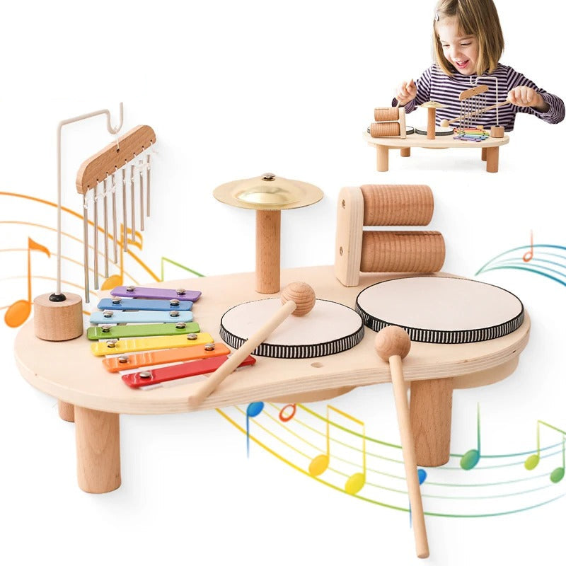 Tumble & Twig Montessori Wooden Music Toy Set