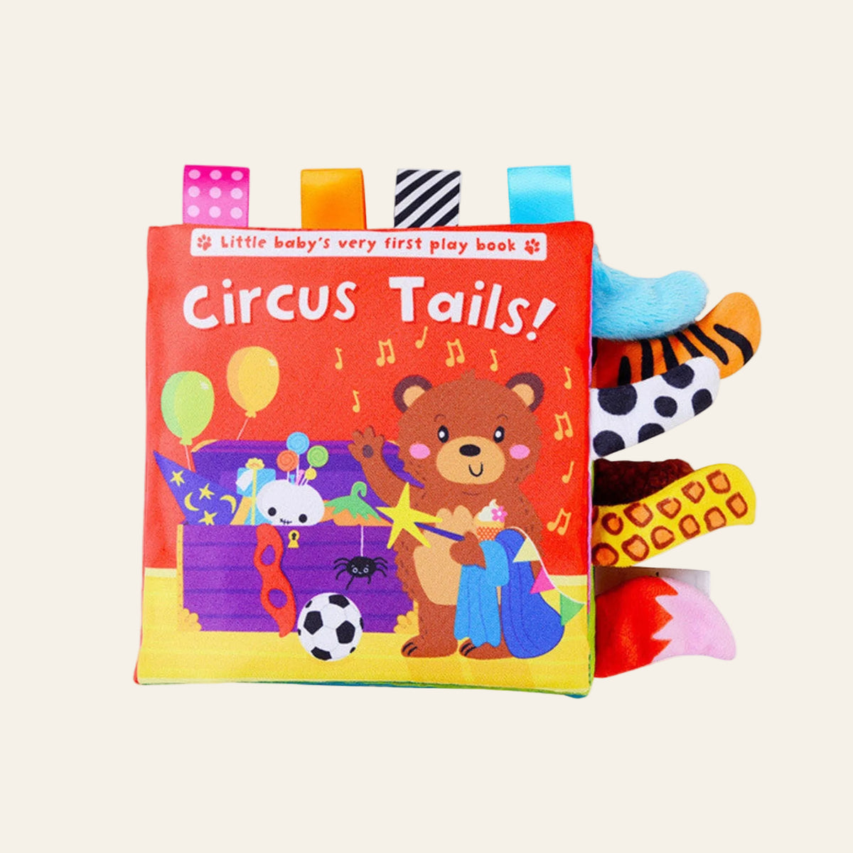Montessori Animal Tails Soft Book