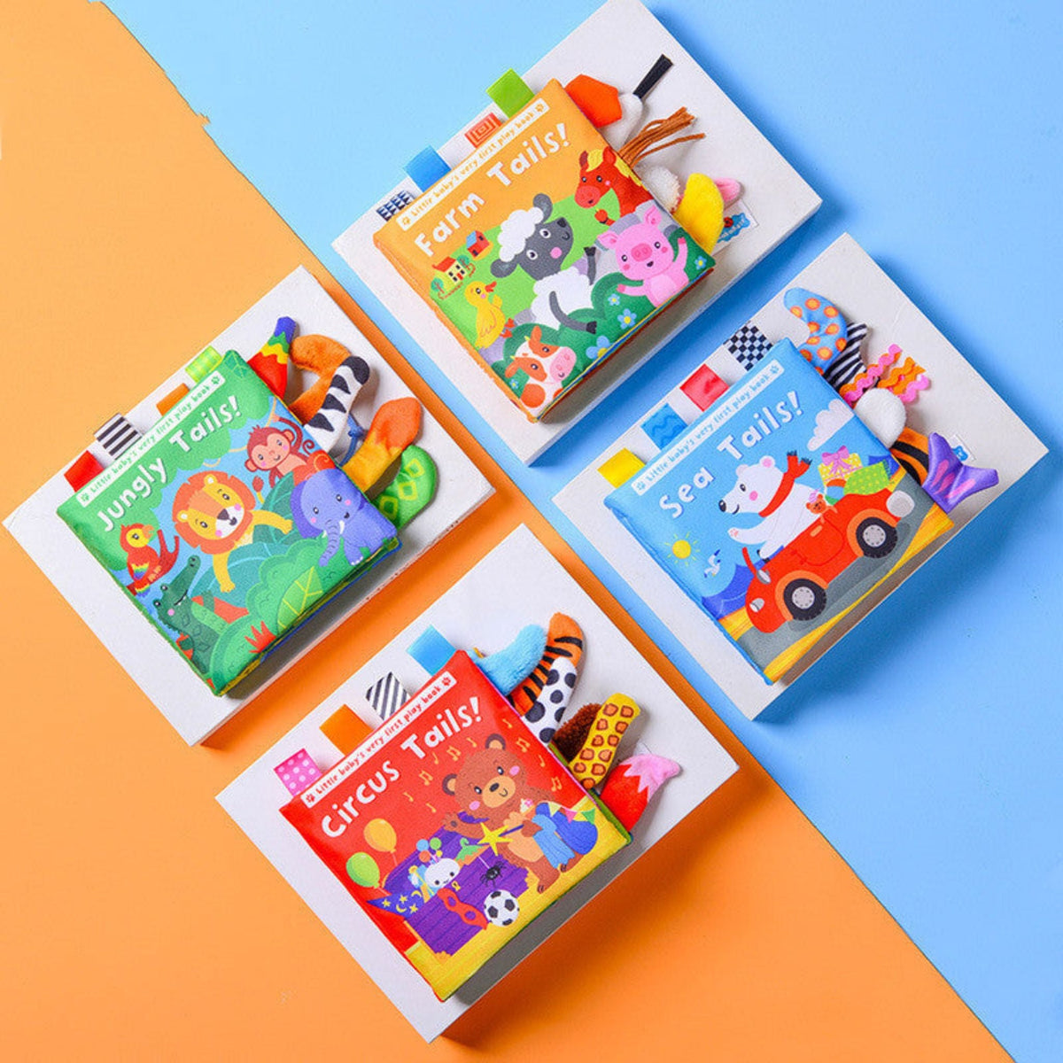 Montessori Animal Tails Soft Book