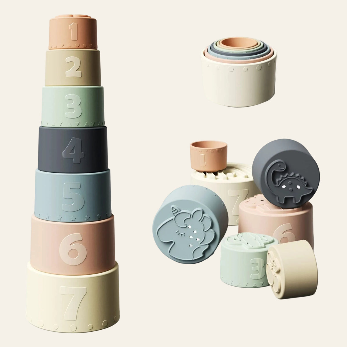 Montessori Baby Stacking Cups