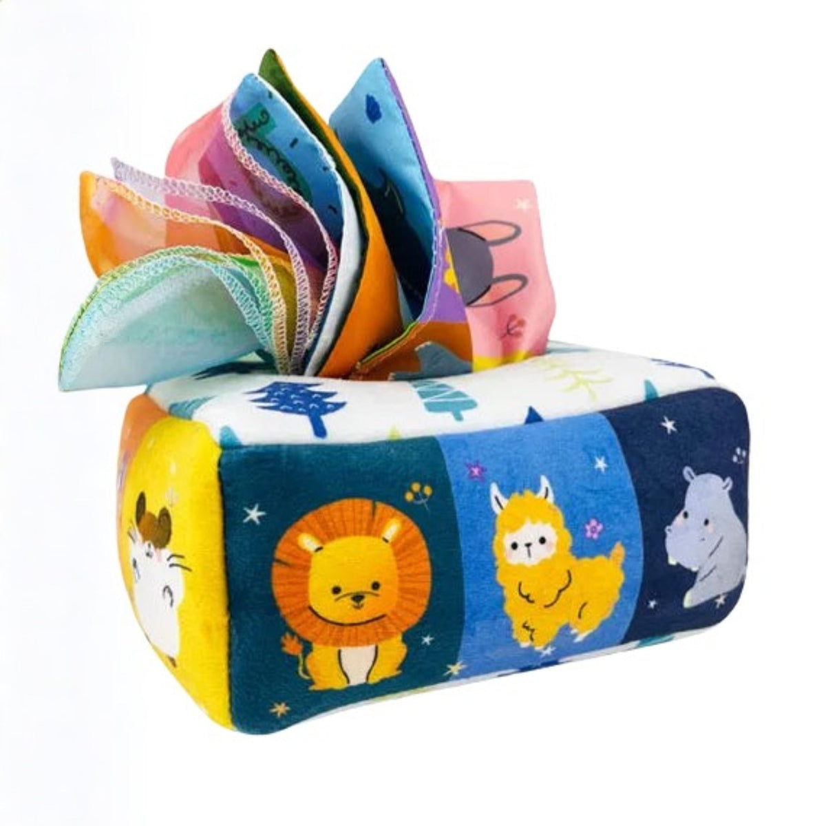 Montessori Baby Tissue Box – Sensory Learning Toy