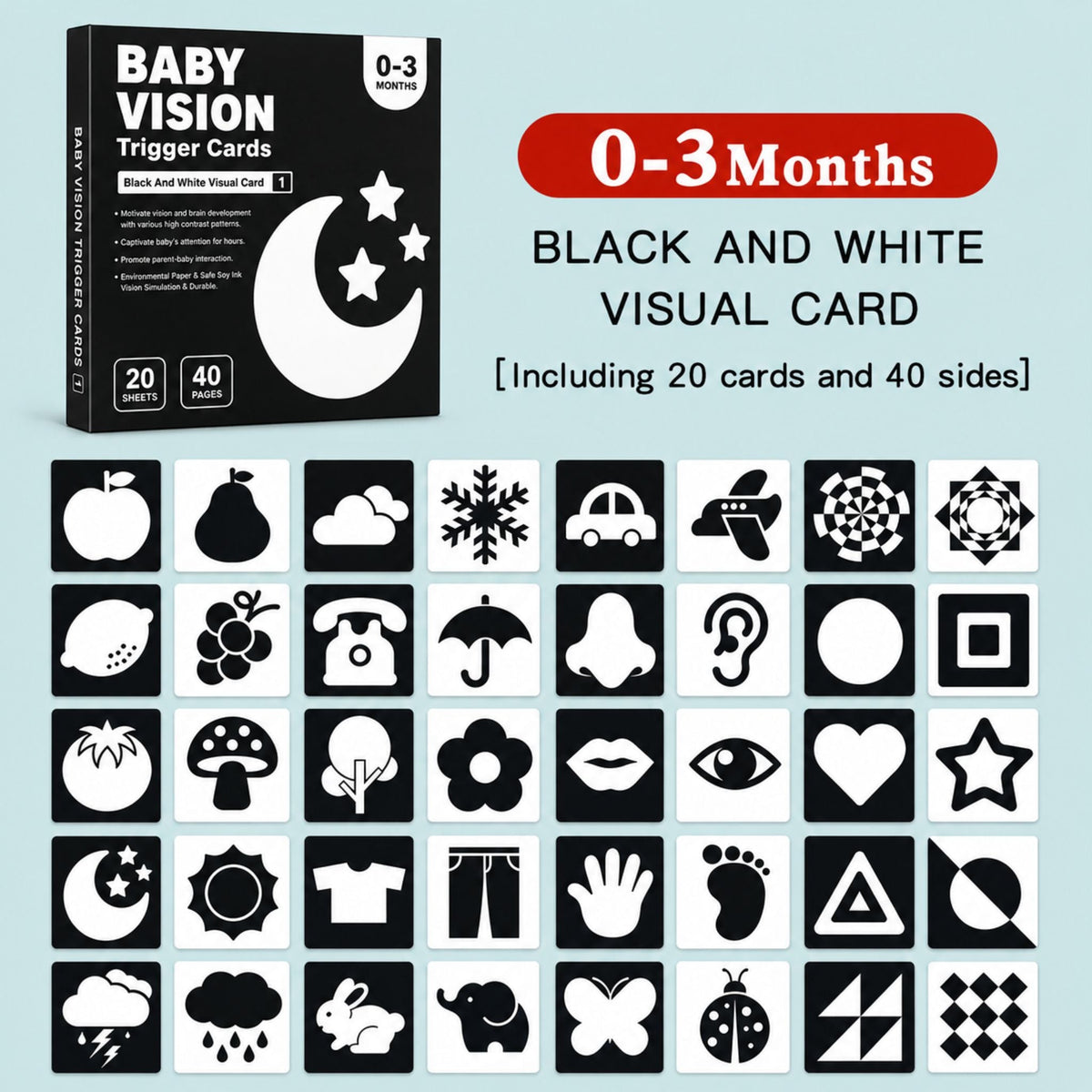 Montessori Baby Visual Cards