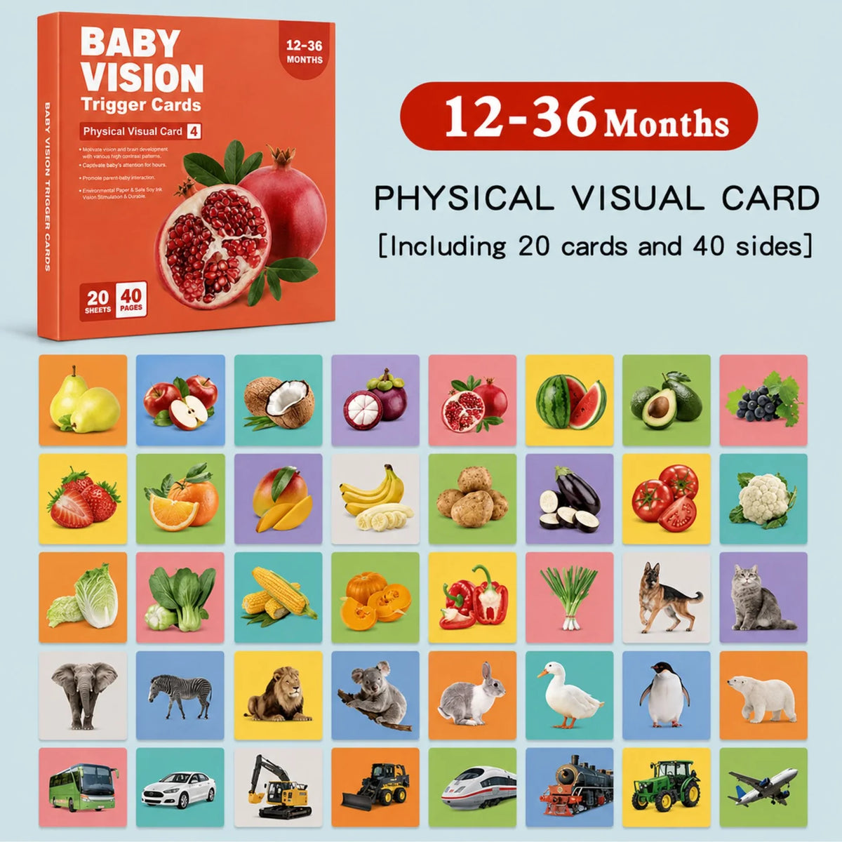 Montessori Baby Visual Cards
