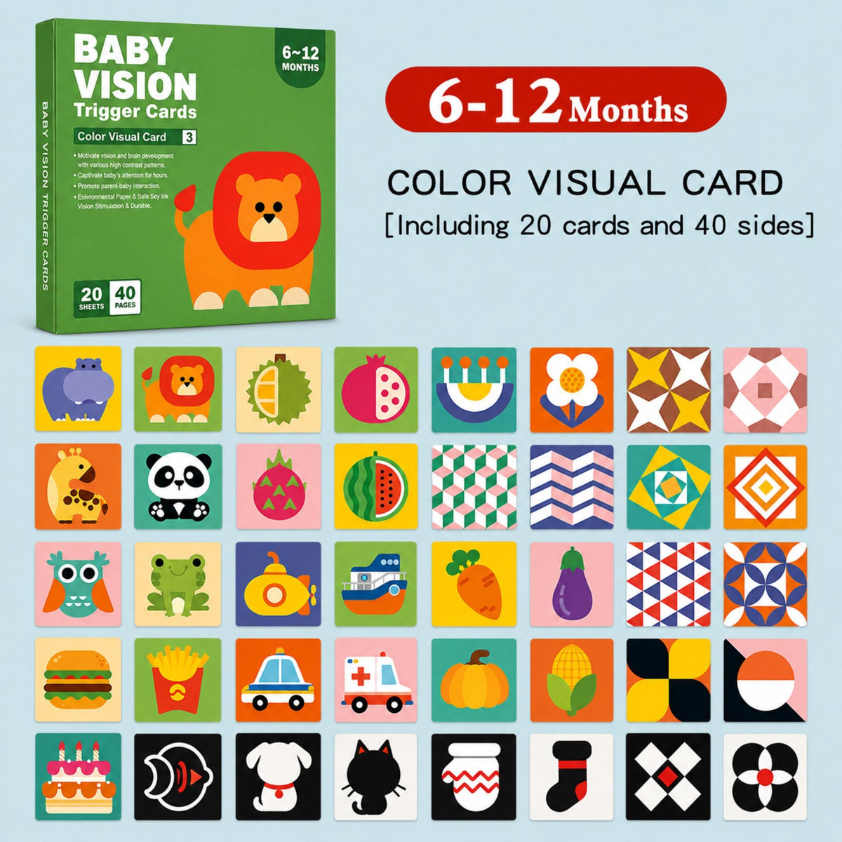 Montessori Baby Visual Cards