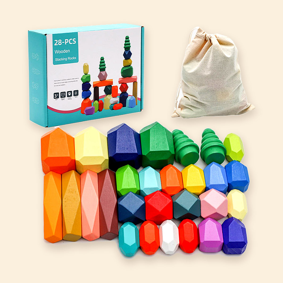 Montessori Balancing Stones