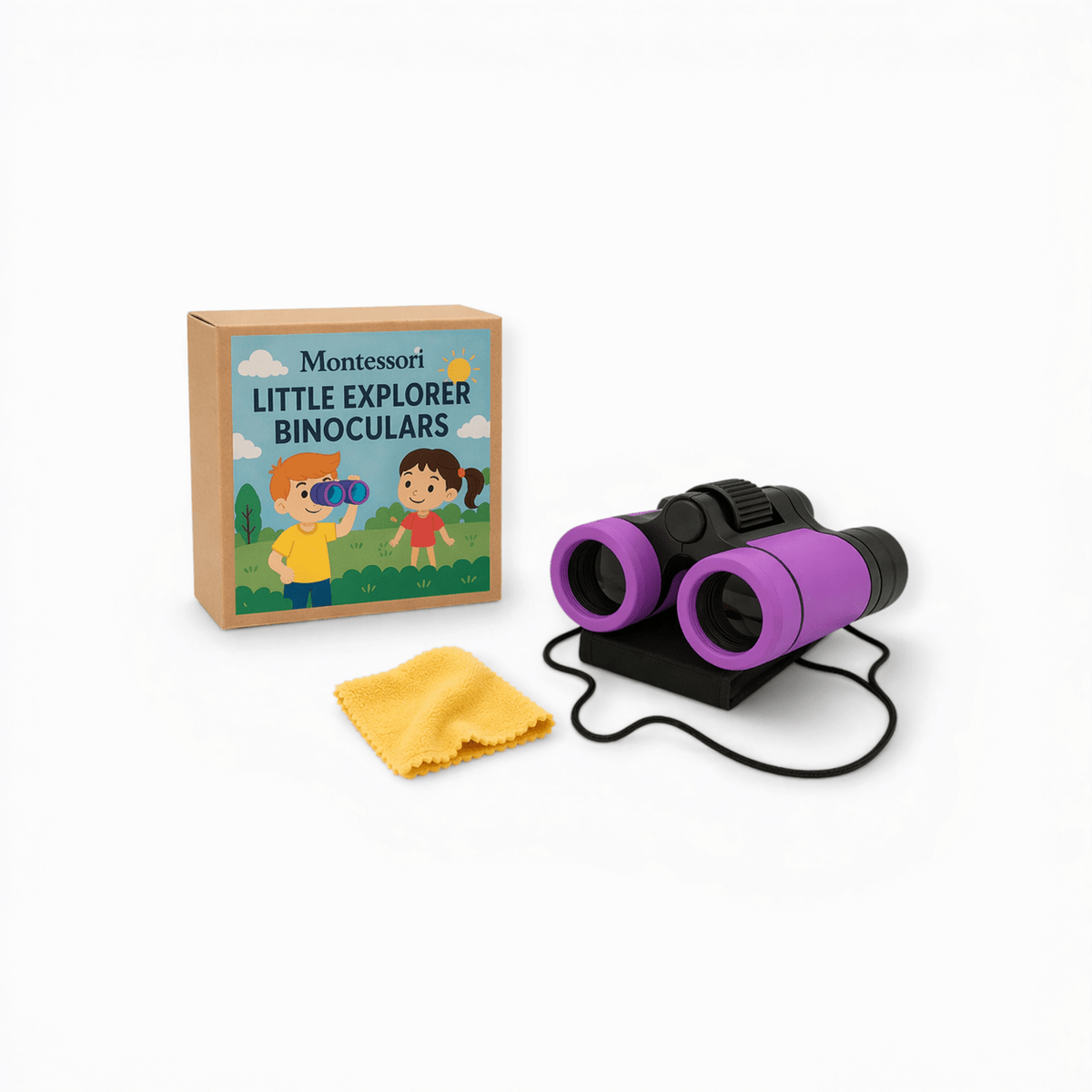 Kids Explorer Binoculars | Real 4x Magnification for Little Adventurers