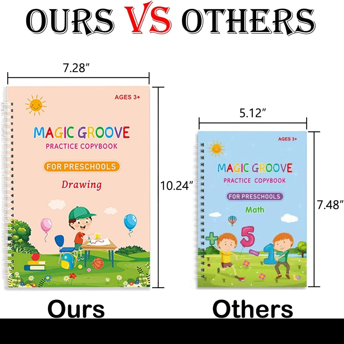 Montessori Magic Practice Copybooks (4-Book Set)