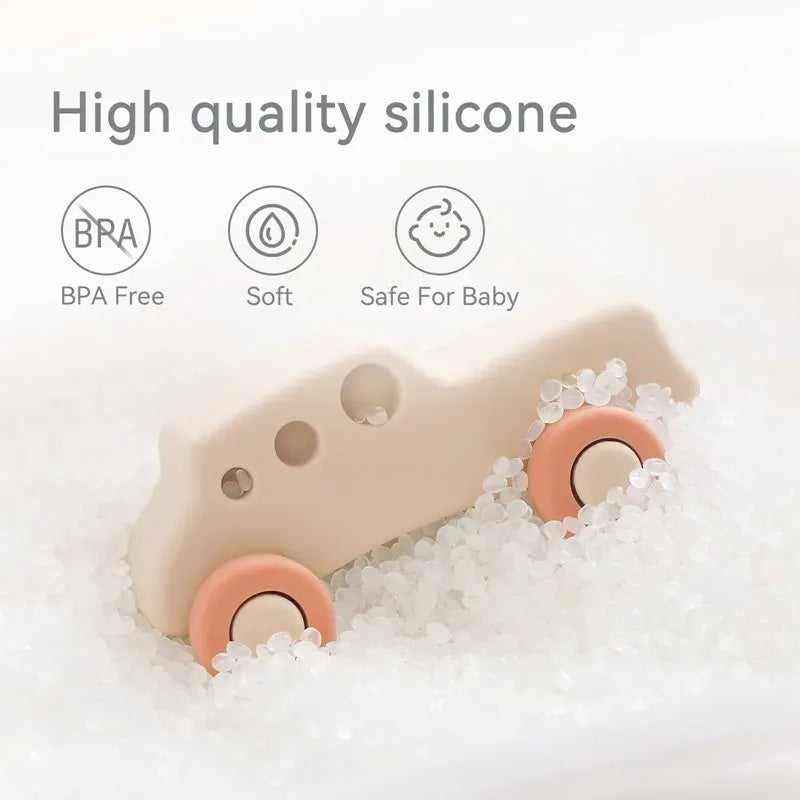 Silicone Mini Toy Cars – Soft & Squishy Vehicles for Little Hands